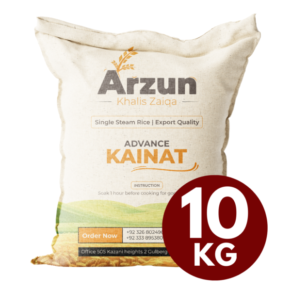 Arzun Advance Kainat Single Steam Rice - 10 KG