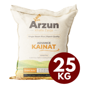 Arzun Advance Kainat Single Steam Rice – 25 KG